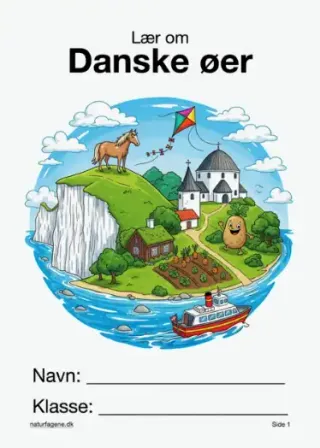 Illustration til undervisningsforløbet om Danske øer