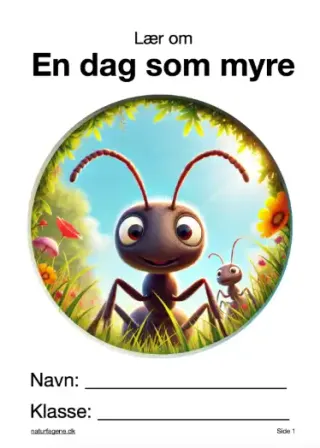 Illustration til undervisningsforløbet om En dag som myre