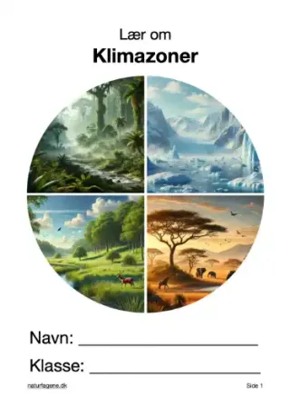 Illustration til undervisningsforløbet om Klimazoner