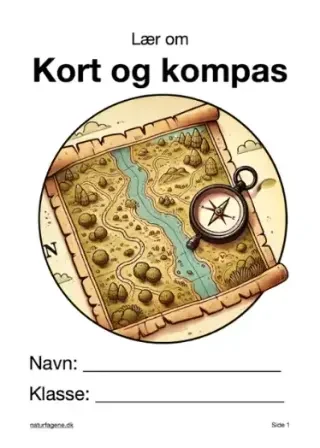 Kort og kompas – undervisningsforløb til natur/teknologi