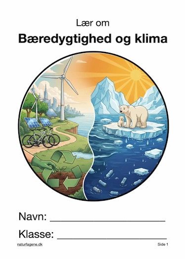Illustration til undervisningsforløbet om Bæredygtighed og klima